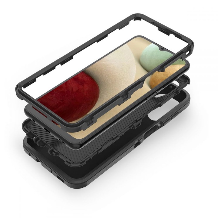 Калъф TECH-PROTECT Adventure за Samsung Galaxy A12, Black