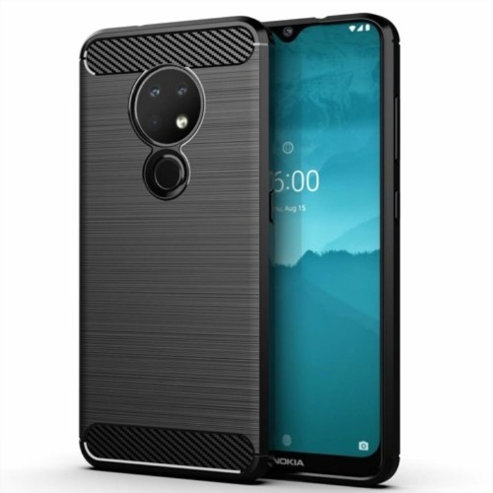 fixGuard Armor Carbon tok Nokia 7.2 / Nokia 6.2 telefonhoz, szénfekete