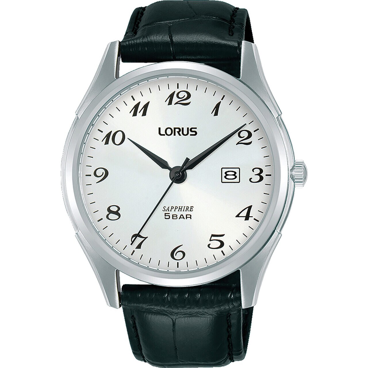 Ceas barbatesc Lorus RH949NX9, Quartz, 42mm, 5ATM, Argintiu