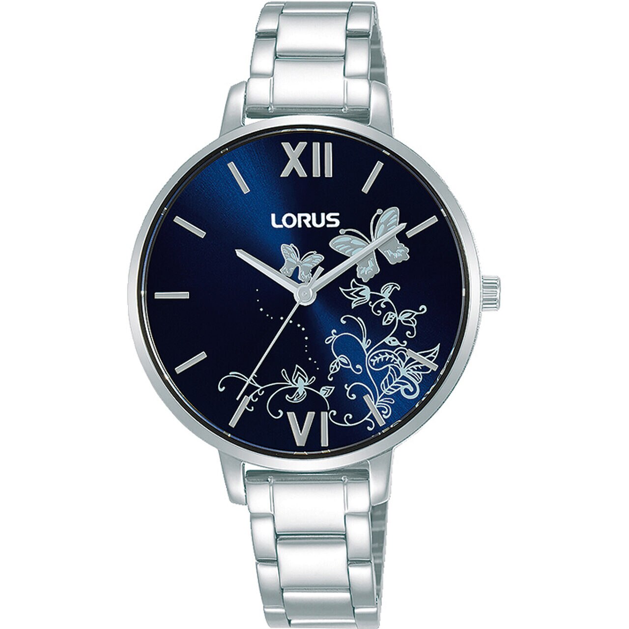Ceas de dama Lorus RG299SX9, Quartz, 34mm, 3ATM, Argintiu