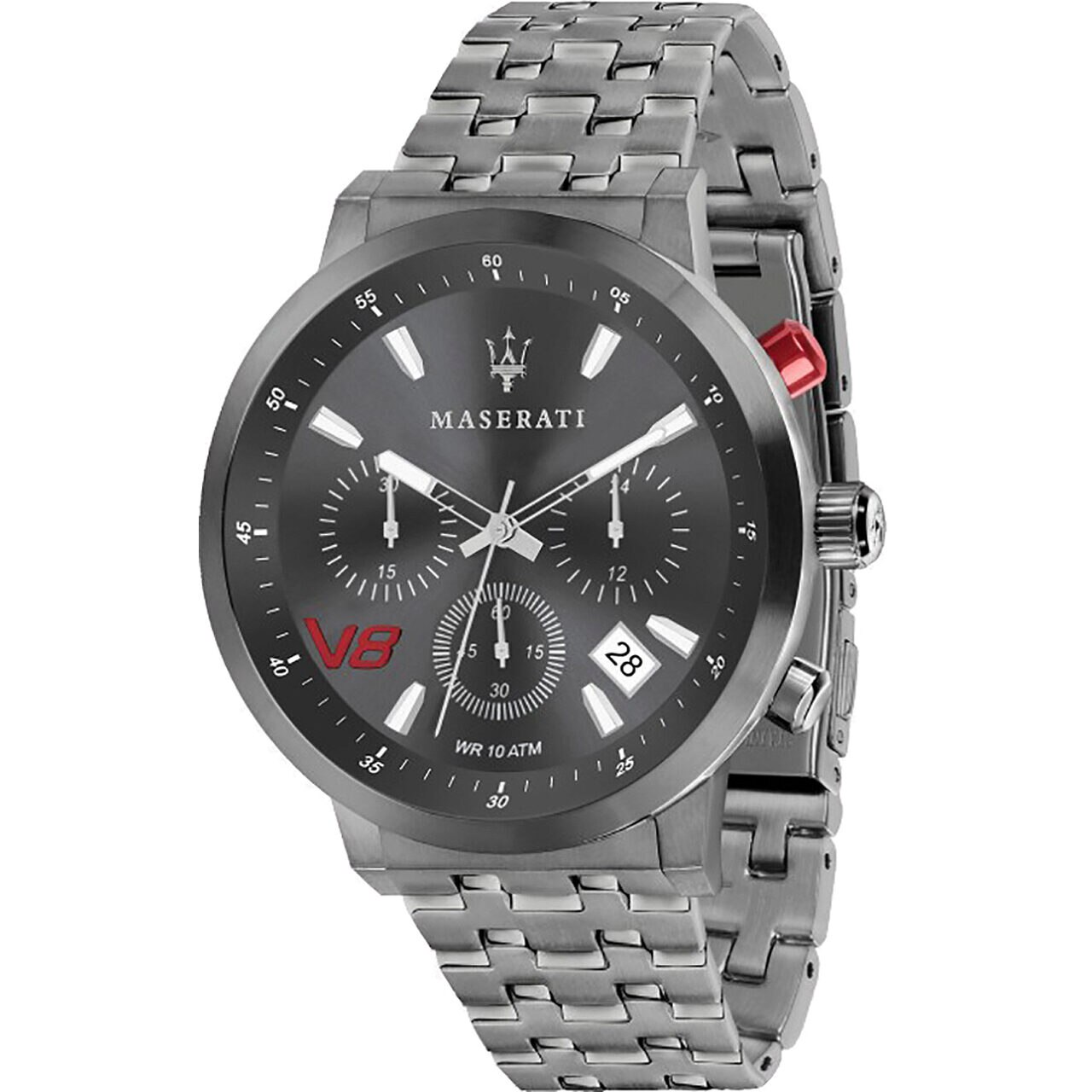 Ceas barbatesc Maserati R8873134001, Quartz, 44mm, 10ATM, Gri