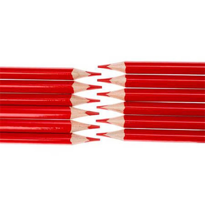 Színes ceruza, Nebulo, háromszög test, piros