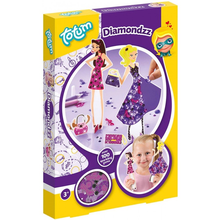 Set creativ decorativ, Model Diamondzz, Multicolor