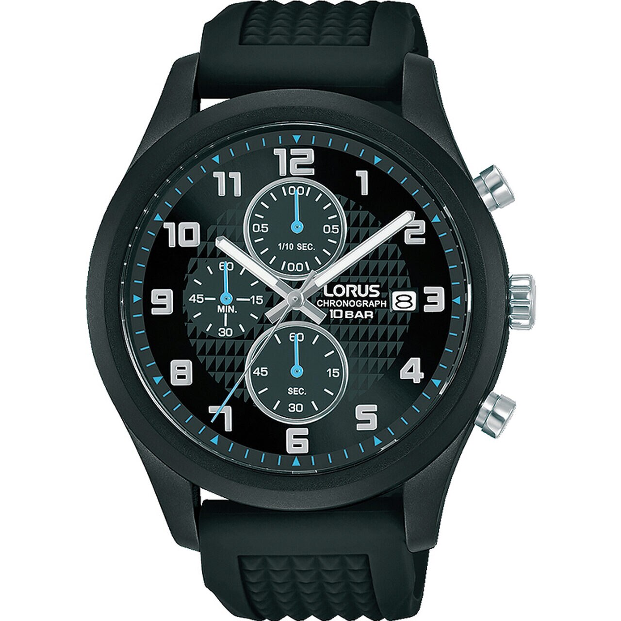 Ceas barbatesc Lorus RM385GX9, Quartz, 44mm, 10ATM, Negru