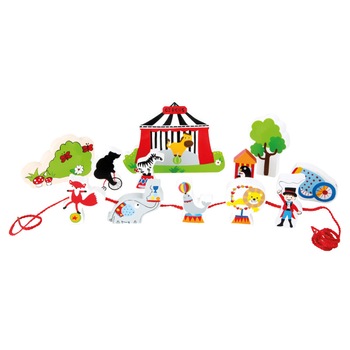 Set de joaca de snuruit Legler Small Foot, La circ Set de joaca de snuruit Legler Small Foot, La circ