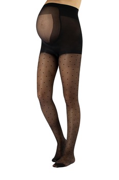 Dres pentru Gravide cu Buline, CALZITALY, Ciorap cu Model, 20 DEN Dres pentru Gravide cu Buline, CALZITALY, Ciorap cu Model, 20 DEN