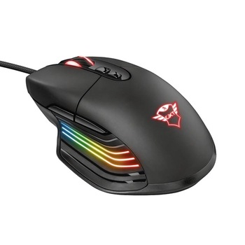 Mouse pentru gaming Trust, RGB, 8 Butoane, Memorie incorporata, Negru Mouse pentru gaming Trust, RGB, 8 Butoane, Memorie incorporata, Negru