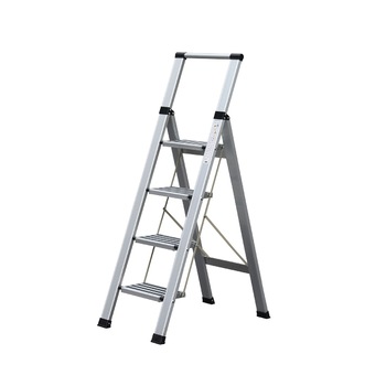 Scara aluminiu Kruger, slim, 1 x 4 trepte, max 150 kg Scara aluminiu Kruger, slim, 1 x 4 trepte, max 150 kg