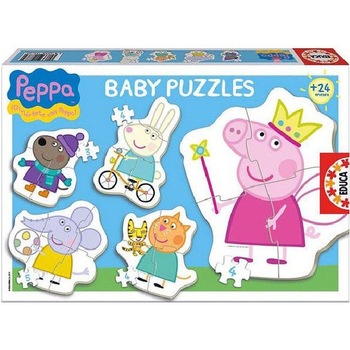 Set 5 puzzle-uri - Peppa Pig, Carton Set 5 puzzle-uri - Peppa Pig, Carton