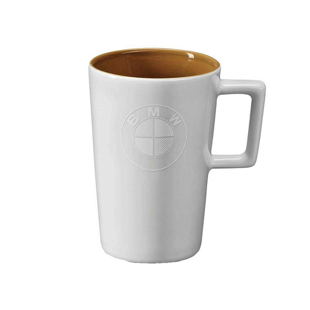 Cana Portelanata 400 ml, BMW Colectie Noua, Alb,Auriu