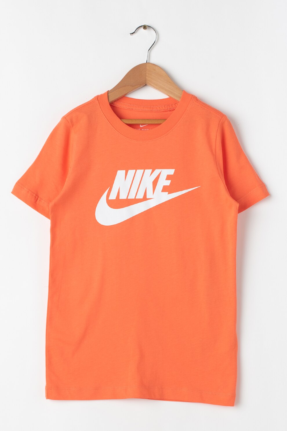 Nike, Tricou cu imprimeu logo Futura Icon, Oranj
