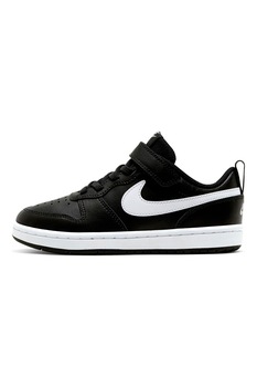 Nike, Pantofi sport din piele cu insertii din piele ecologica Court Borough Nike, Pantofi sport din piele cu insertii din piele ecologica Court Borough