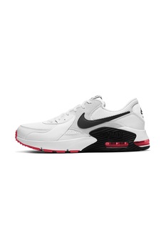 Nike, Pantofi sport cu insertii de piele intoarsa Air Max Excee, Alb/Gri deschis/Negru