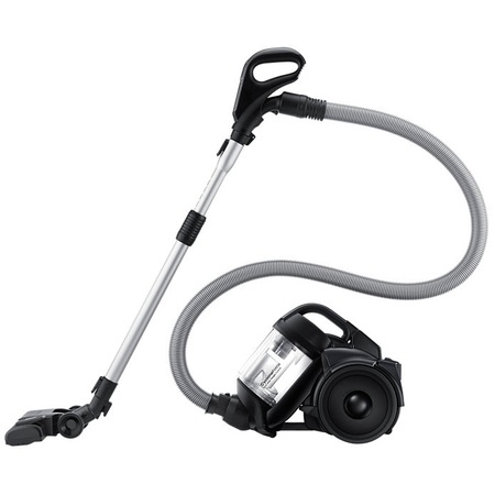 Aspirator fara sac Samsung VC07K51G0HG, 700W, Cyclone Force System, 2 L, Filtru Hepa, Control IR pe maner, Clasa Energetica A, Accesorii 3 in 1, Negru