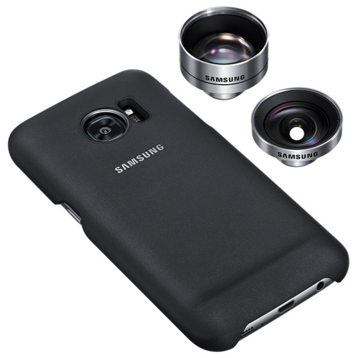 Протектор с обектив Samsung за Galaxy S7 G930, Black
