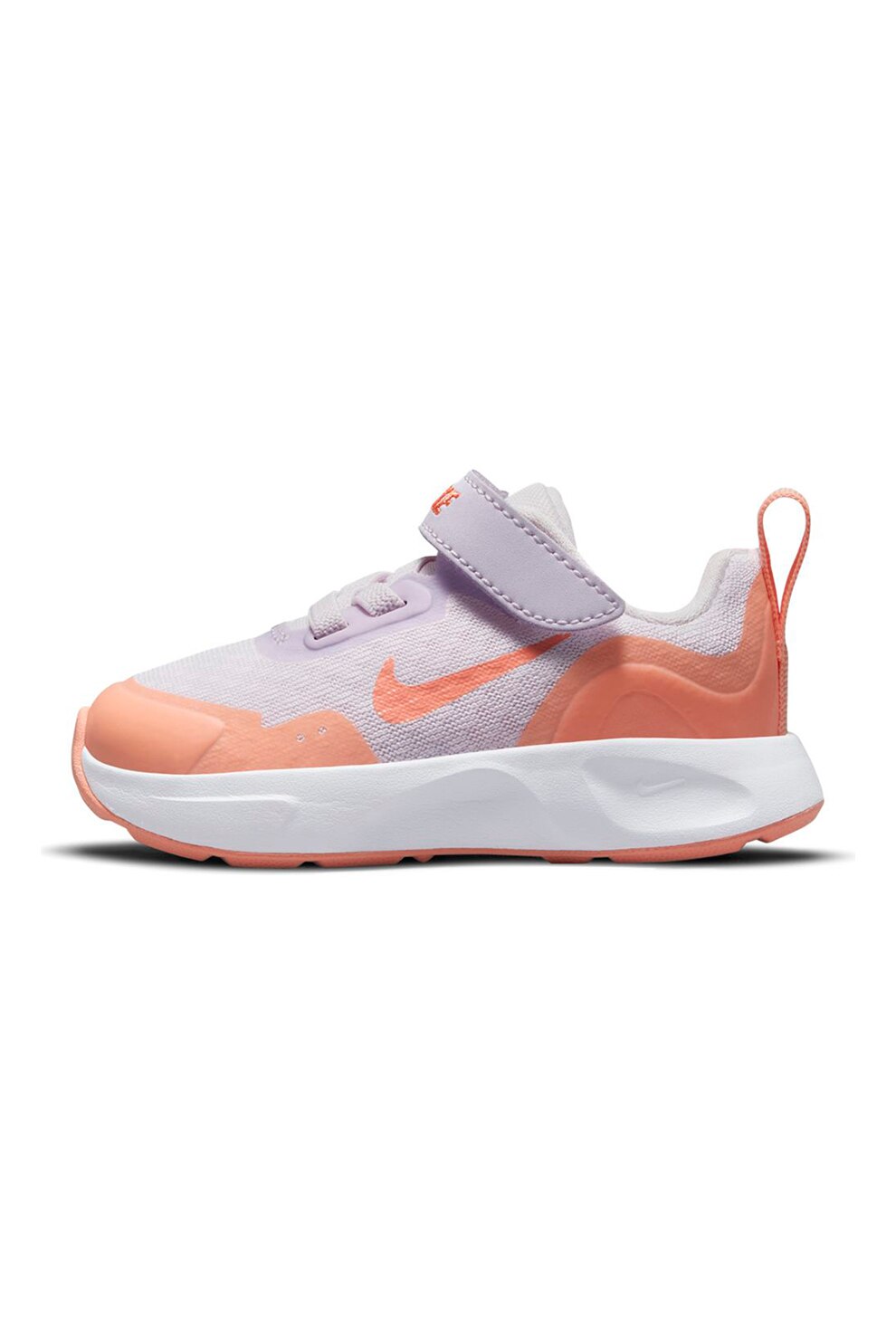 Nike, Pantofi sport din plasa WearAllDay, Lila/Oranj pal, 22 EU