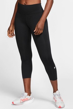 Nike, Colanti tight fit pentru alergare Epic Luxe, Negru Nike, Colanti tight fit pentru alergare Epic Luxe, Negru
