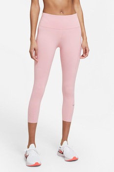 Nike, Colanti tight fit pentru alergare Epic Luxe, Roz pastel Nike, Colanti tight fit pentru alergare Epic Luxe, Roz pastel