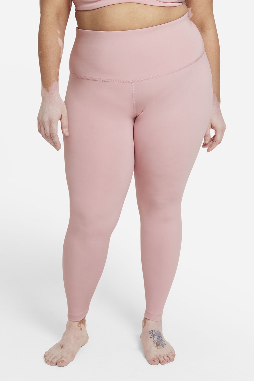 Nike, Colanti cu talie inalta pentru yoga, Roz