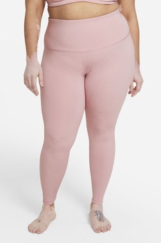 Nike, Colanti cu talie inalta pentru yoga, Roz Nike, Colanti cu talie inalta pentru yoga, Roz
