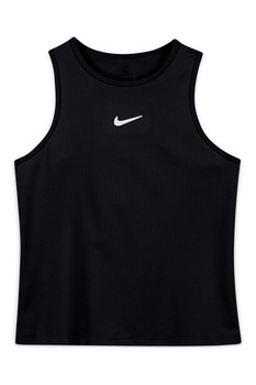Nike, Top cu tehnologie Dri-FIT pentru tenis Court Victory, Negru Nike, Top cu tehnologie Dri-FIT pentru tenis Court Victory, Negru