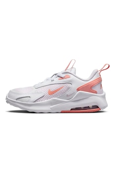 Nike - Спортни обувки Air Max Bolt с кожа, Бял / Розово-оранежев