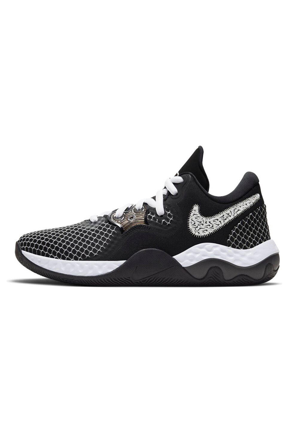 Nike, Pantofi pentru baschet Renew Elevate II, Negru/Alb