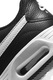 Nike, Pantofi sport low-top de piele si plasa Air Max SC, Negru/Alb, 5.5