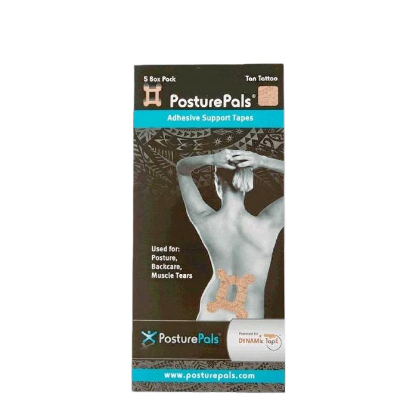 Banda biomecanica, Dynamic Tape, precut, 5 bucati/set