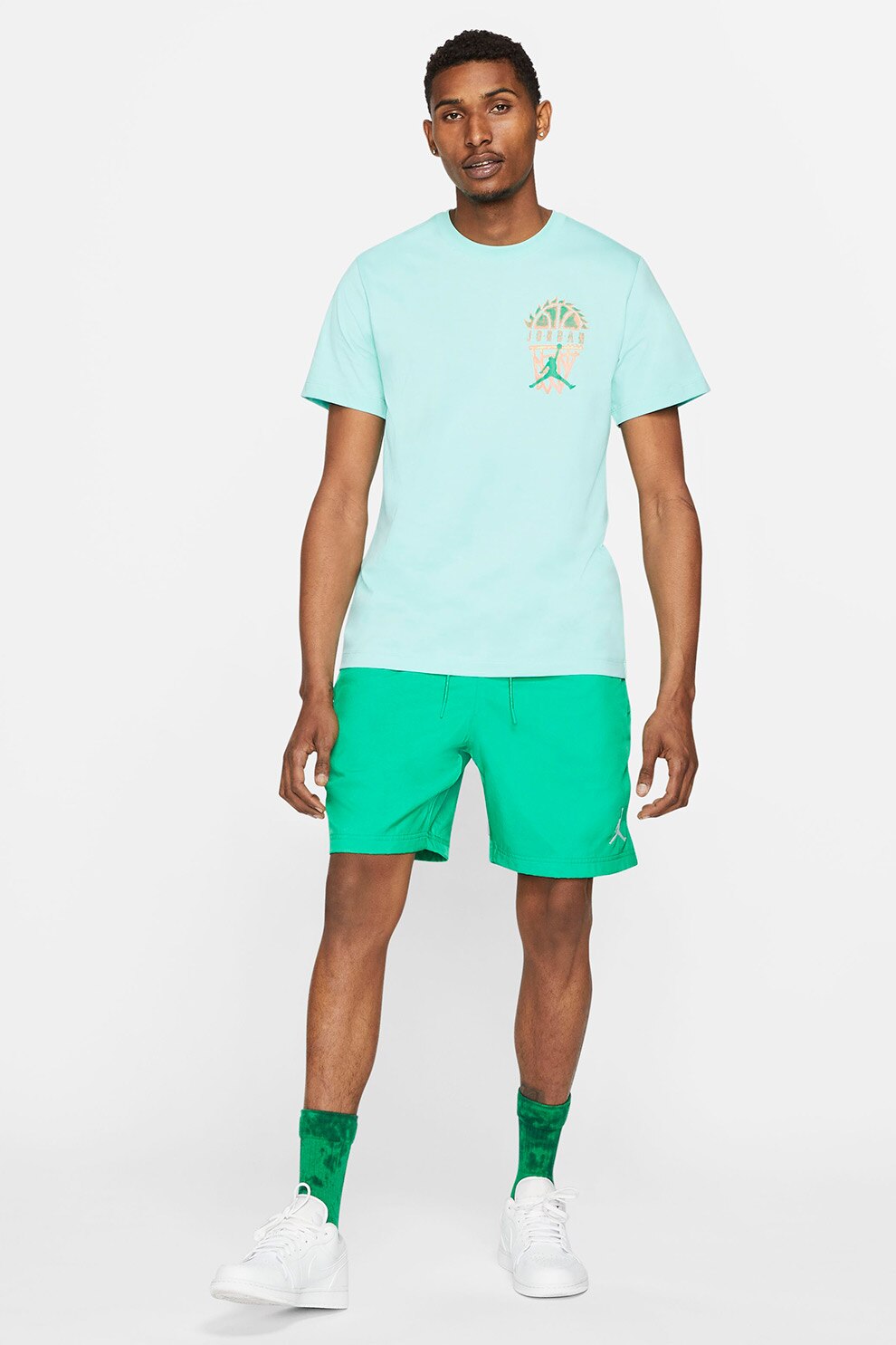 Nike, Pantaloni scurti Jordan Jumpman Poolside, Verde menta