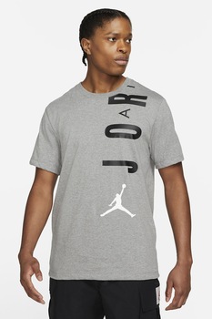Nike, Tricou elastic Jordan Air, Gri/Negru/Alb Nike, Tricou elastic Jordan Air, Gri/Negru/Alb