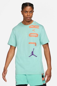 Nike, Tricou elastic Jordan Air, Albastru aqua
