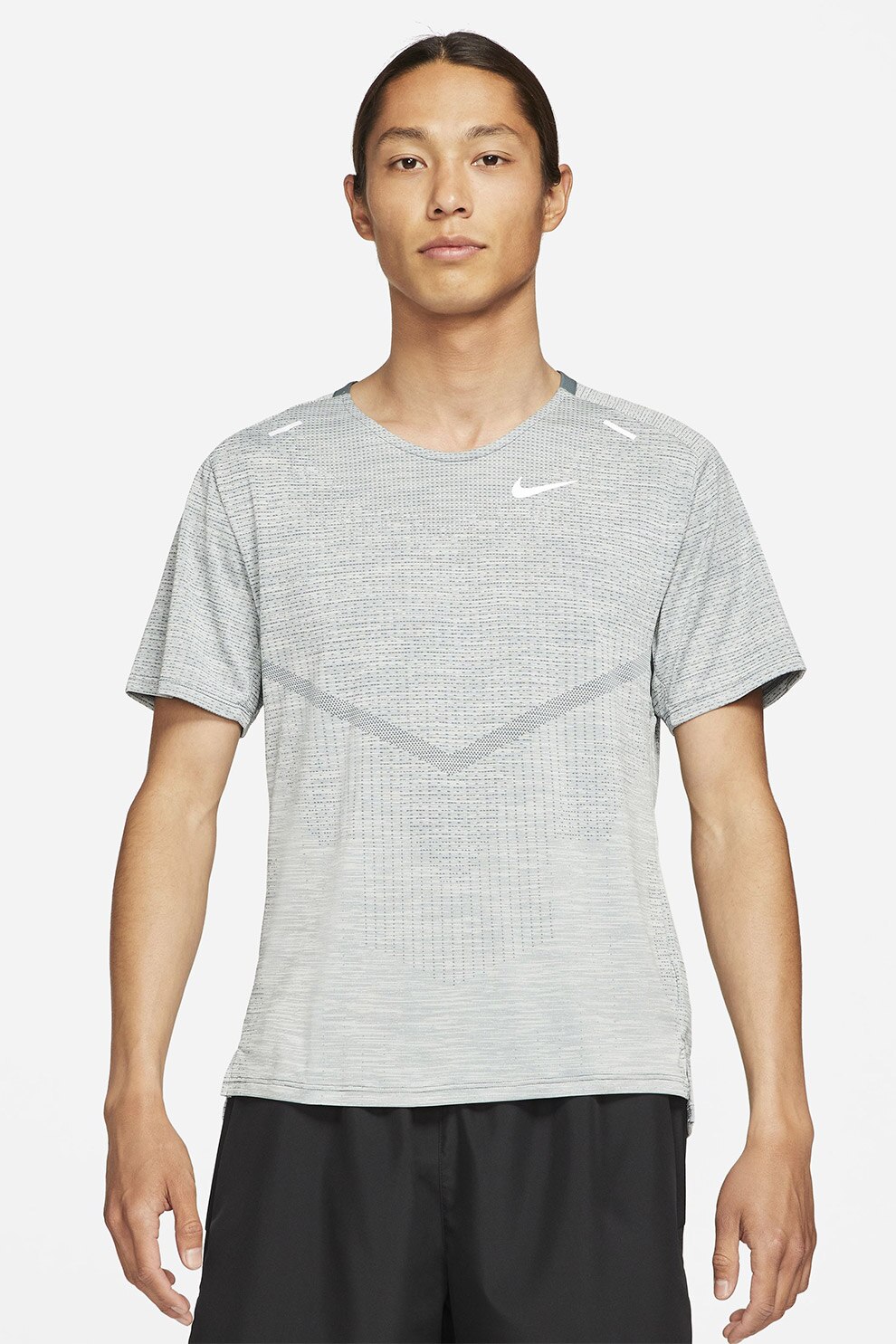 Nike, Tricou cu tehnologie Dri-FIT ADV Techknit Ultra, Gri inchis