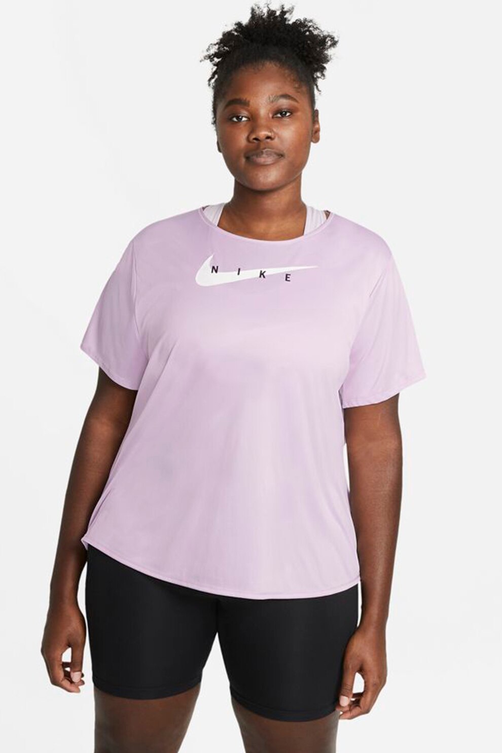 Nike, Tricou pentru alergare Swoosh Run, Lila