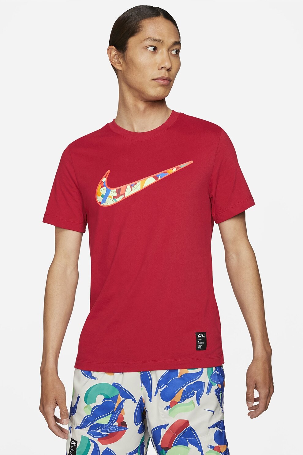 Nike, Tricou pentru alergare A.I.R. Kelly Anna London, Rosu