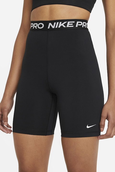 Nike, Къс фитнес клин Pro 365 с Dri-Fit, Черен