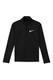 Nike, Dry-Fit sportpulóver logómintával, Fekete/Fehér, 137-147 CM