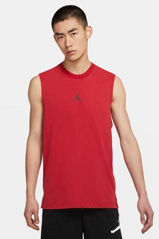 Nike, Top cu tehnologie Dri-Fit, pentru baschet Jordan, Rosu/Negru Nike, Top cu tehnologie Dri-Fit, pentru baschet Jordan, Rosu/Negru