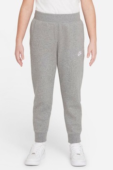 Nike, Pantaloni sport cu buzunare oblice NSW Club, Gri melange Nike, Pantaloni sport cu buzunare oblice NSW Club, Gri melange