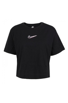 Tricou Nike w nsw crop tee prnt, Negru, Negru Tricou Nike w nsw crop tee prnt, Negru, Negru