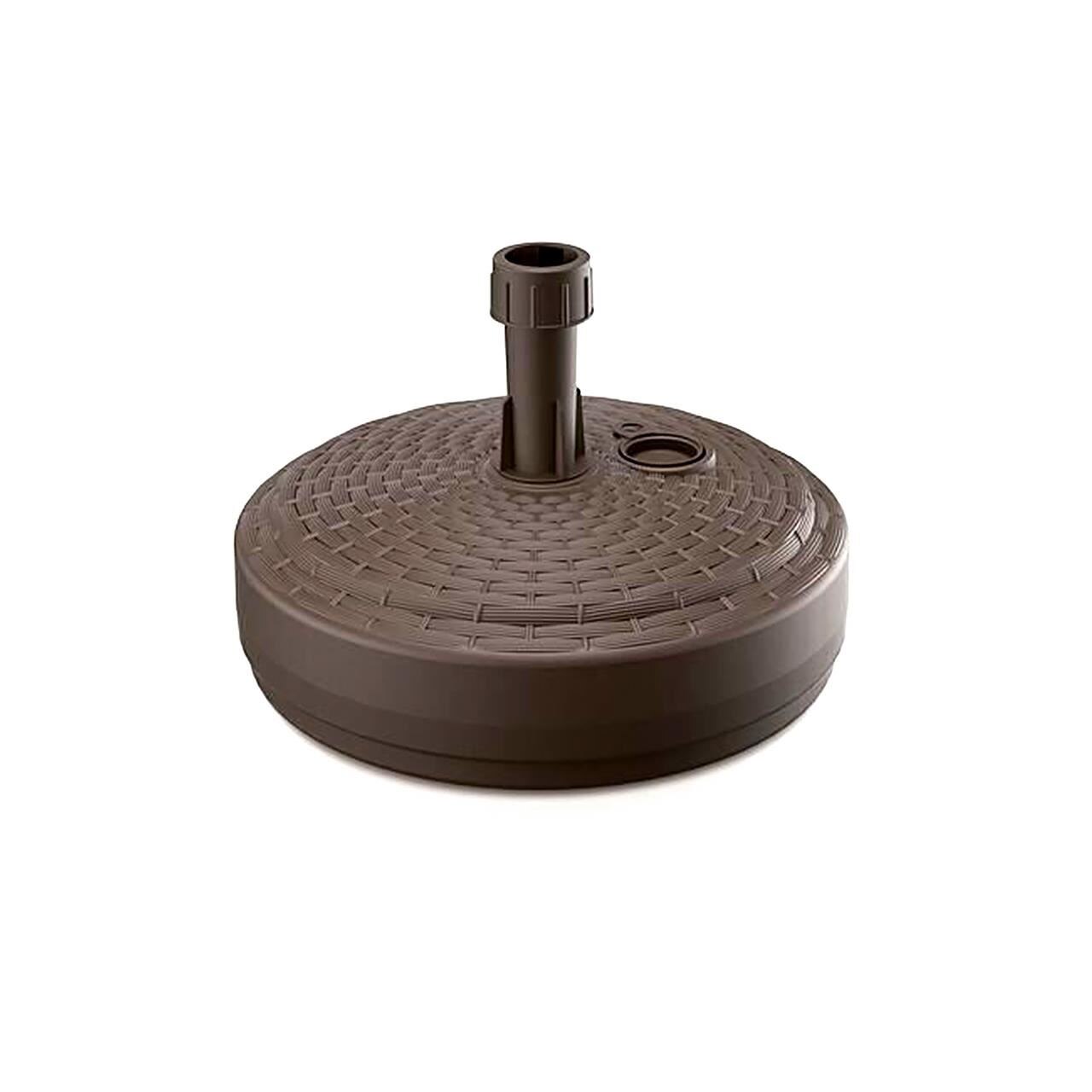 Suport pentru umbrela, rotund, maro, 10 L, 39x13 cm, 10-26 mm