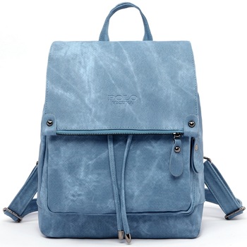 Geanta de piele tip rucsac, Vicuna Polo Windforce, Albastru Geanta de piele tip rucsac, Vicuna Polo Windforce, Albastru