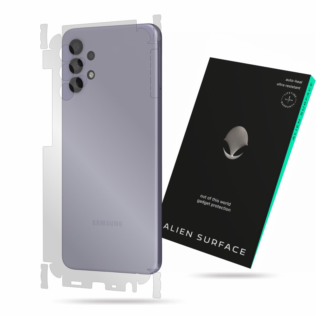 Folie Alien Surface, compatibila cu Samsung Galaxy A32 5G, protectie spate, laterale