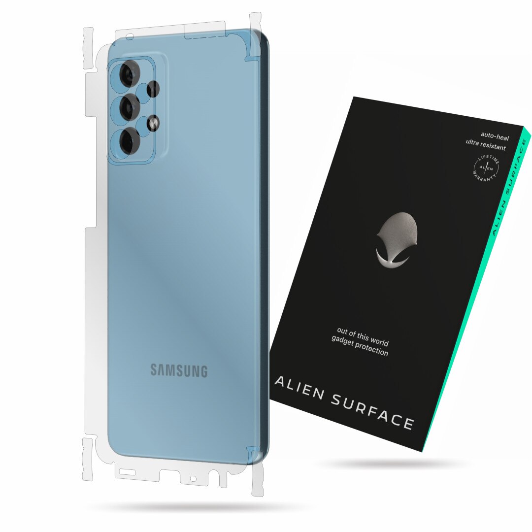 Folie Alien Surface, compatibila cu Samsung Galaxy A72 5G, protectie spate, laterale