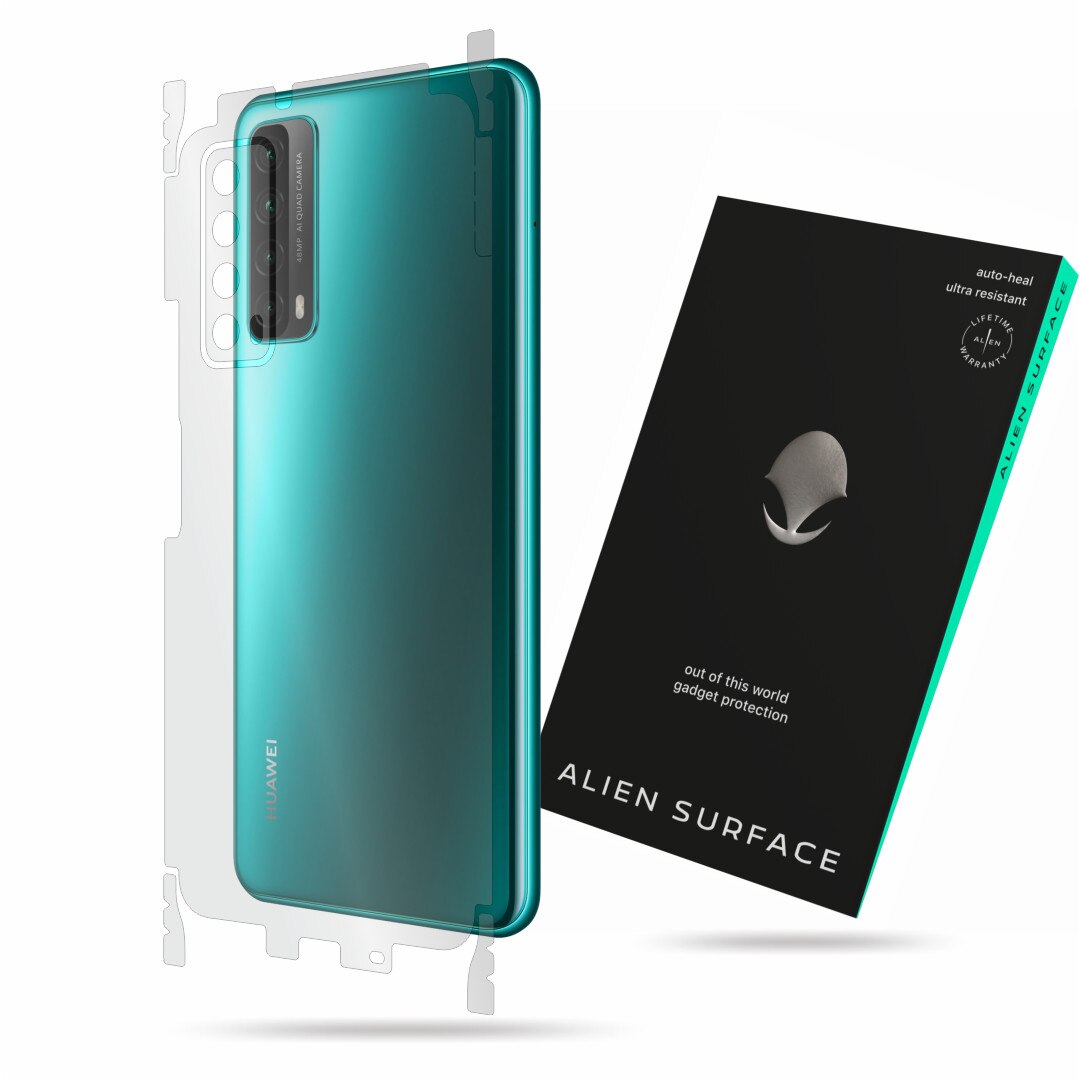 Folie Alien Surface, compatibila cu Huawei P Smart (2021), protectie spate, laterale