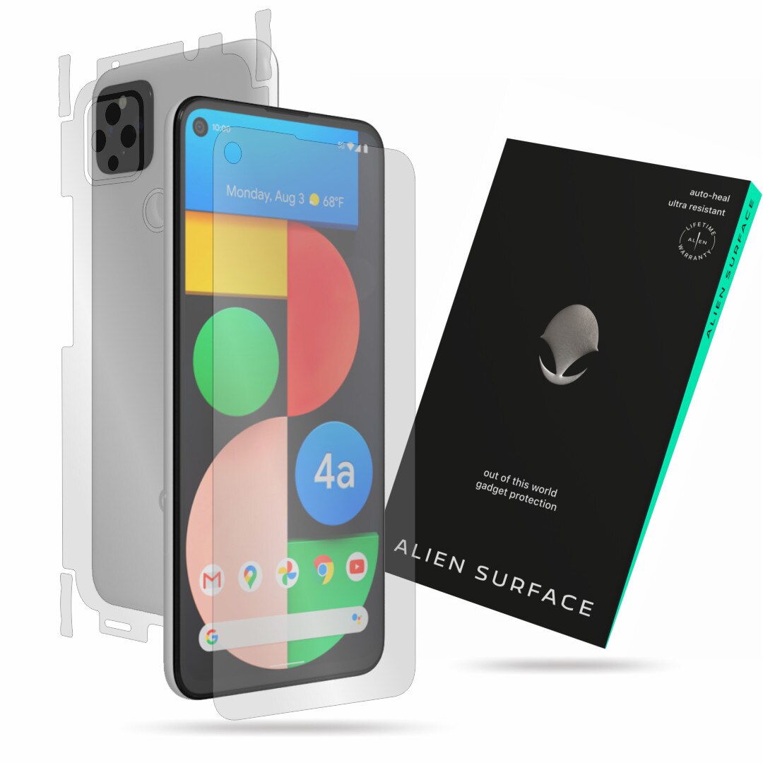 Folie Alien Surface, compatibila cu Google Pixel 4a 5G, protectie ecran, spate, laterale