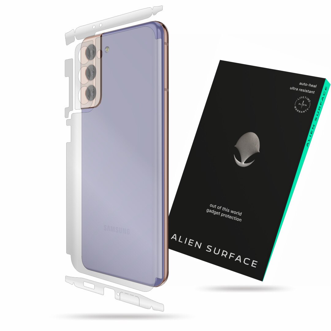 Folie Alien Surface, Samsung Galaxy S21 5G, protectie spate, laterale