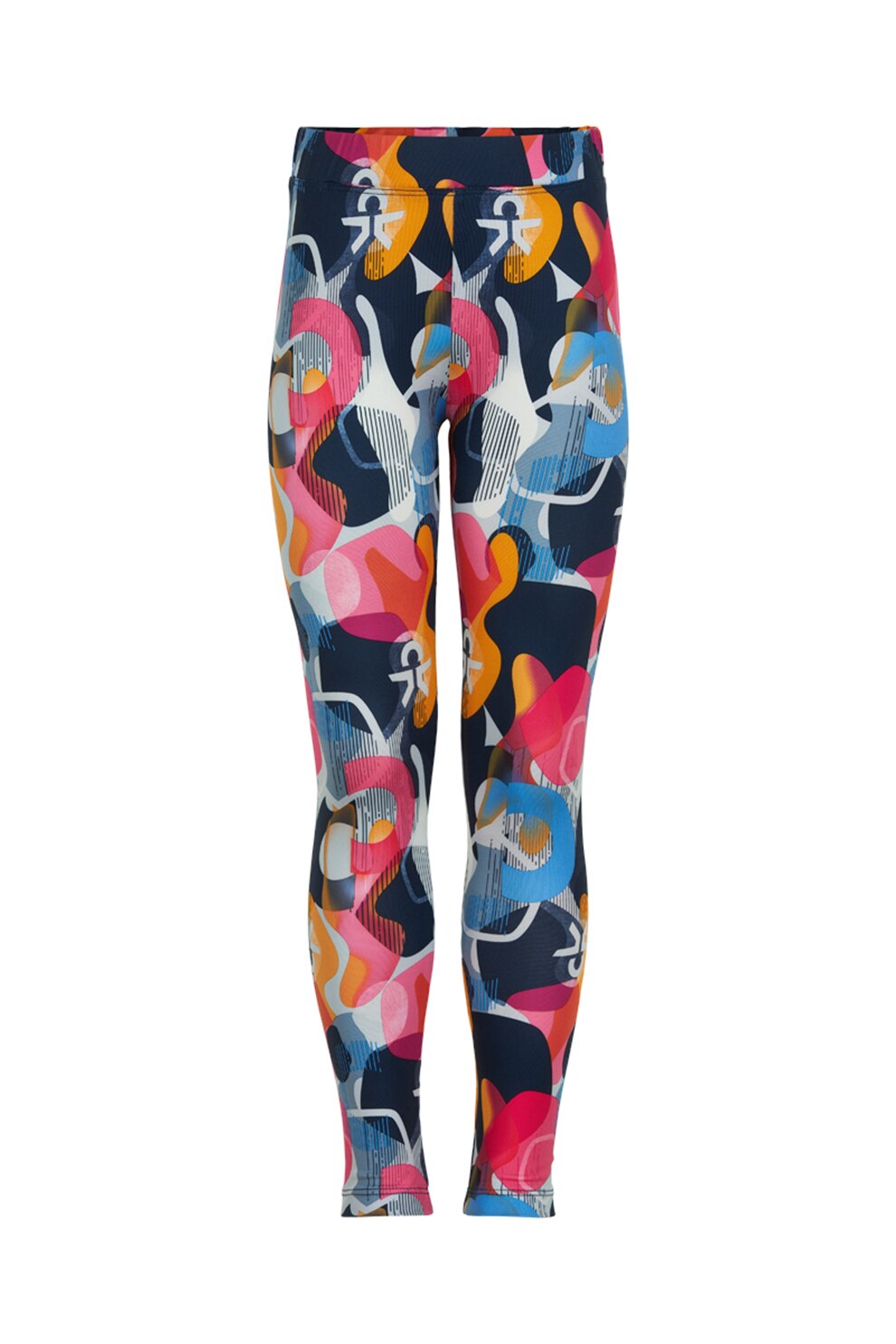 Color Kids, Colanti cu imprimeu grafic, Multicolora, 98-104 CM