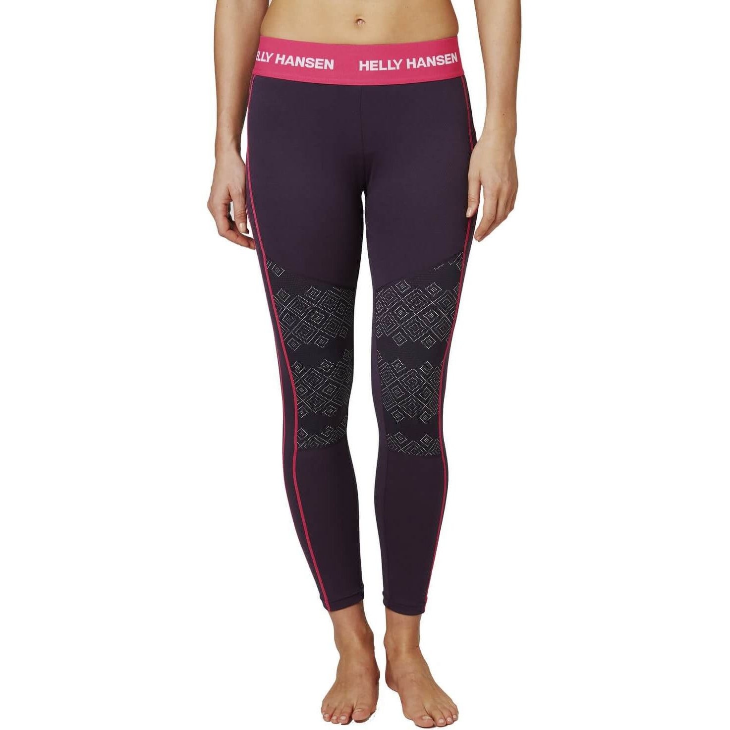 Pantaloni de crop pentru femei, Helly Hansen W Hh Lifa Active Graphic Pant, Violet, M