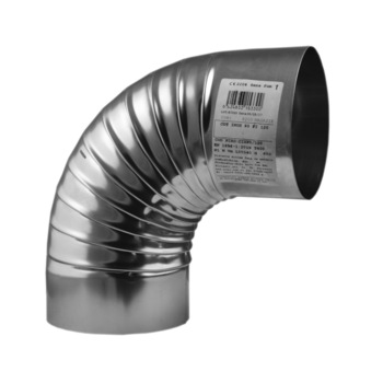 Cot semineu inox 120 mm, 90 grade Cot semineu inox 120 mm, 90 grade